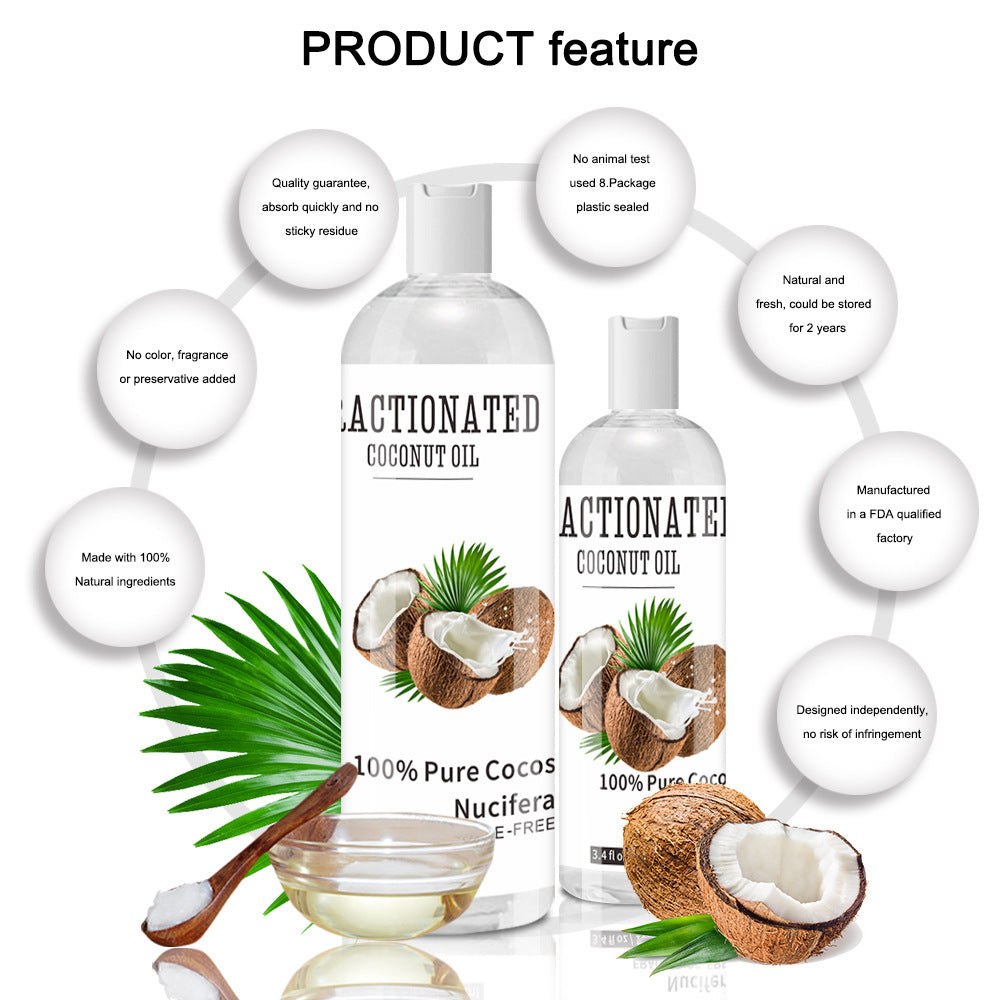 Hot Selling Coconut Moisturizing Massage Skin Care Refining Conditioner Oil
