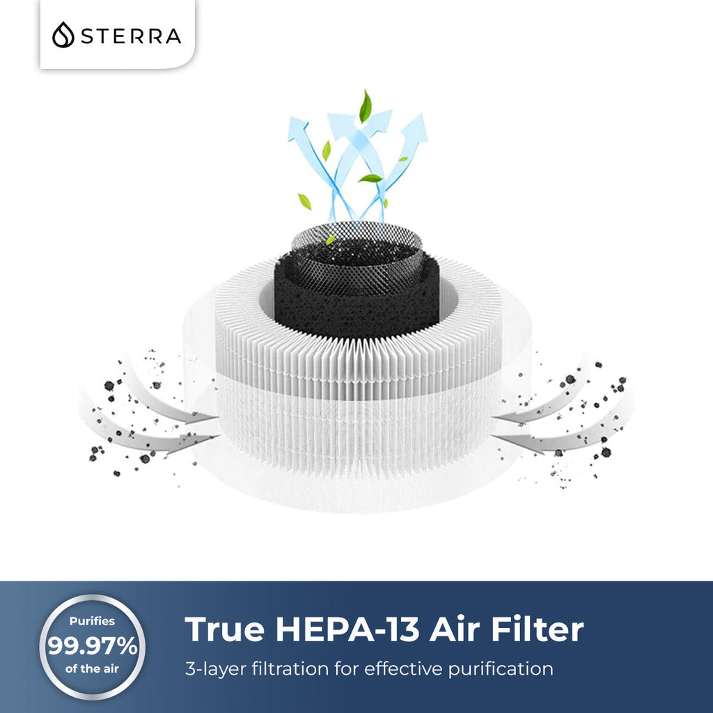 Sterra Moon™ Air Purifier (Space Grey)