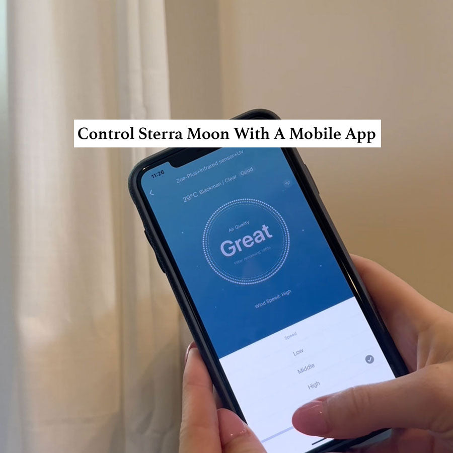 Sterra Moon™ Air Purifier (Space Grey)